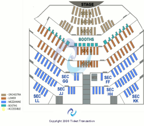 Resorts Atlantic City Seating Chart
